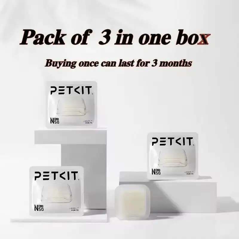PETKIT Blocco lettiera automatica Deodorante N50 dedicato per forniture di prodotti per animali domestici per toilette per gatti PURA MAX
