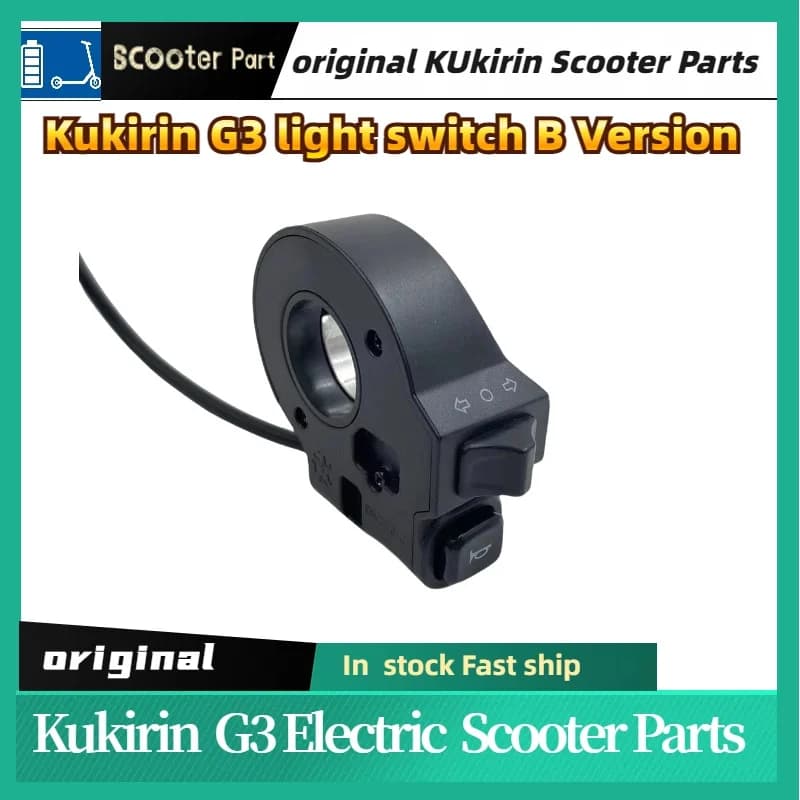 Kukirin G3 Scooter elettrico Faro originale Corno Indicatore di direzione Interruttore combinato pezzo di ricambio per veicolo