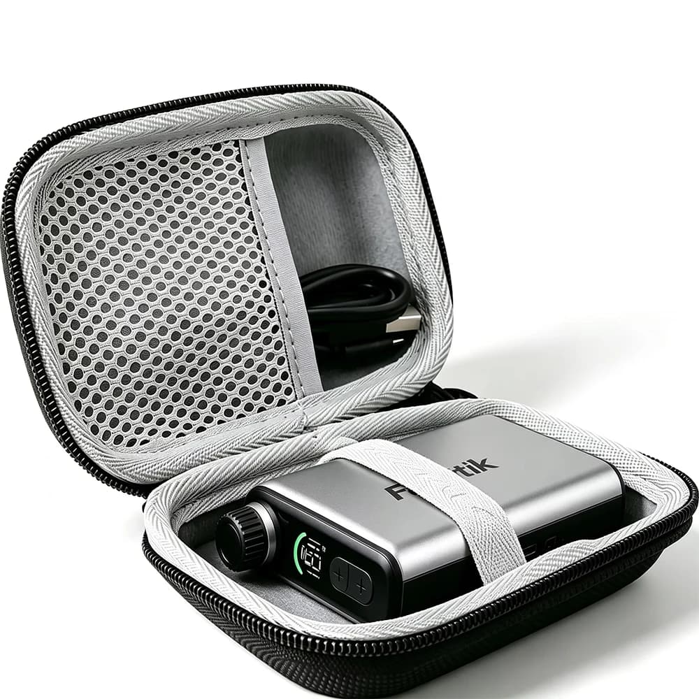 Hard Carrying Case for Fanttik X10 Ace Tiny/AIRBANK Pocket SE Mini /TOPUMP TB2 PRO Mini/ThinkRider 120 PSI Electric Bike Pump