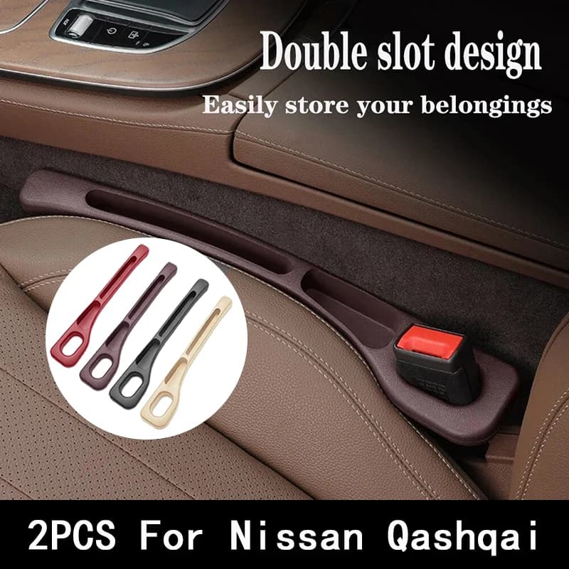 2 pezzi per Nissan Qashqai J10 J11 J12 2013-2025 seggiolino auto gap riempitivo tra fessure del sedile decorazione interna accessori