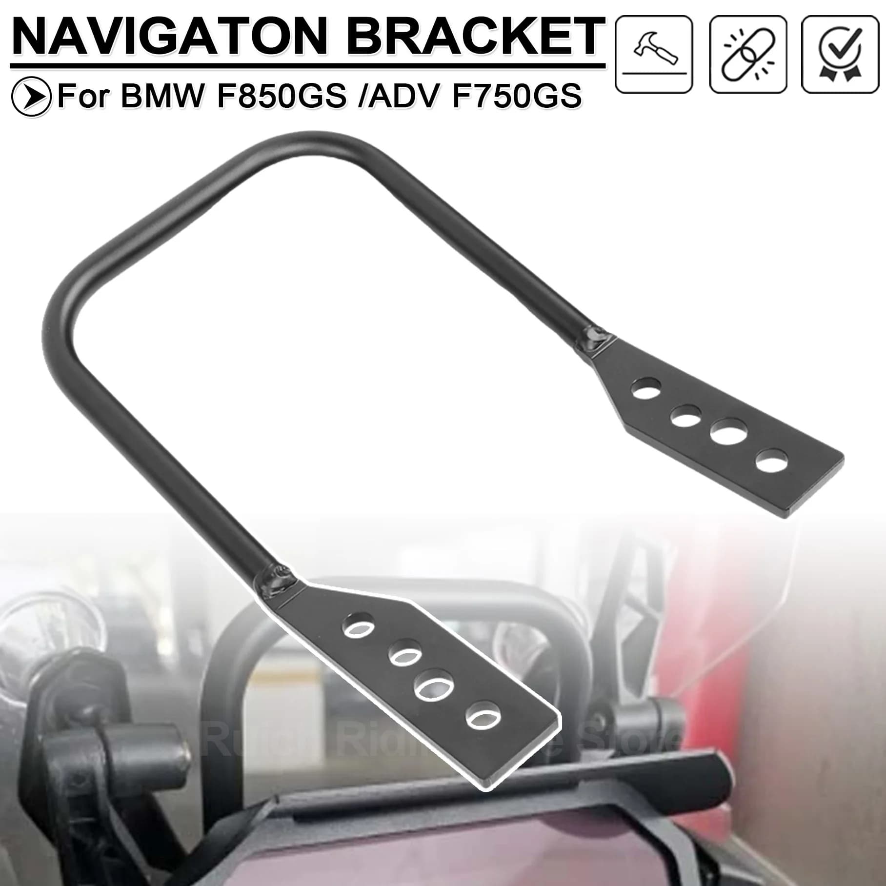 Supporto GPS per Telefono Cellulare, Piastra di Supporto per Navigazione per BMW F850GS ADV F750GS F800GS F900GSA F 850 750 800 GS 900GSA