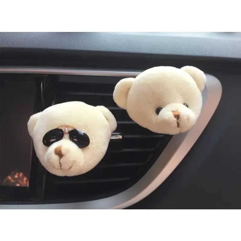Nice bear ornaments air vents for auto deodorant perfume clip for interiors car decoration fragrance accessories for car
