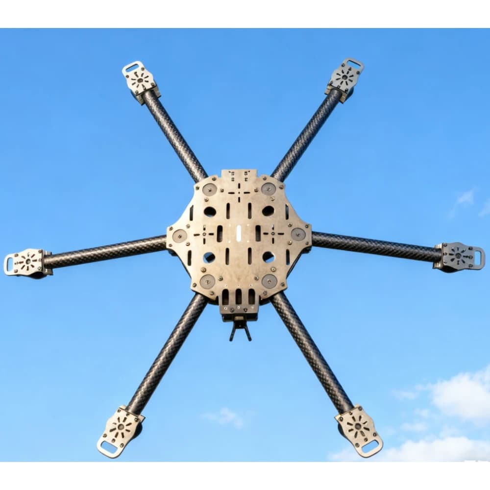 Cross Machine Carbon Fiber drone frame from 11/13/14 inch to six axes Fpv Long life battery Removable arm from two pieces