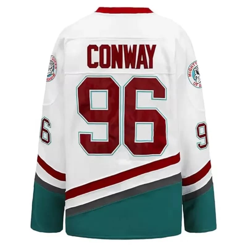 Mighty Ducks Charlie Conway #96 Adam's Witches # 99 Men's Ice Hockey Jersey # 66 Halloween party costumes Bombay