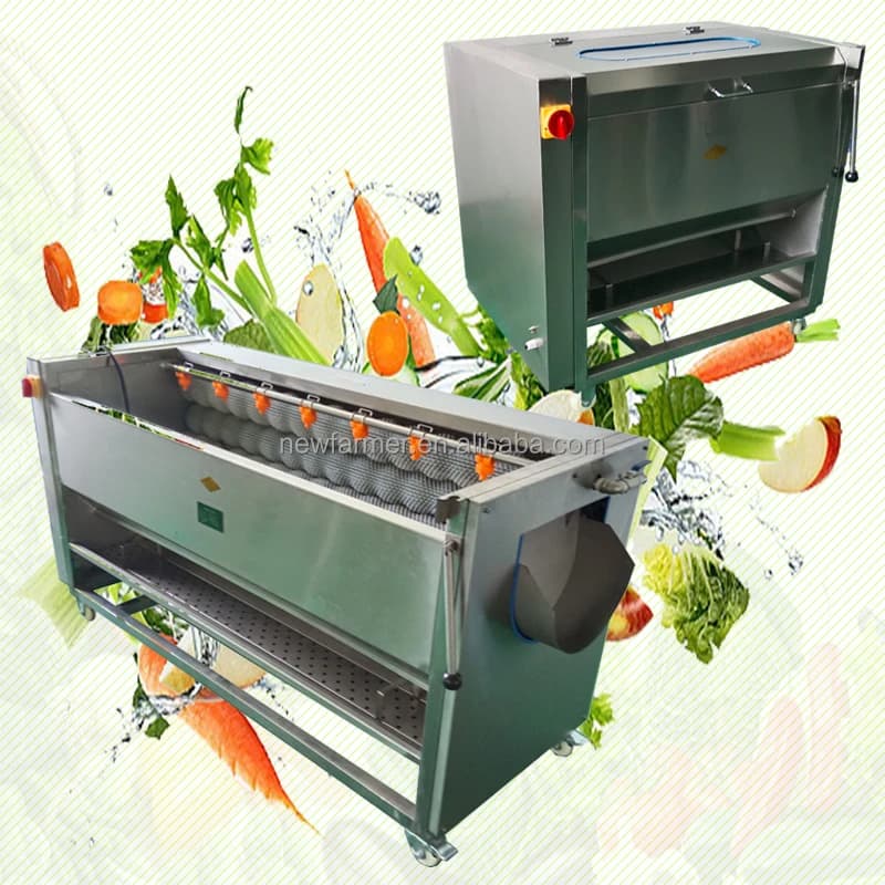 Selling Machine for Peeling, Cutting and Cleaning of Potatoes, Beet Washing, Roller Cleaner for Fruit and Vegetables