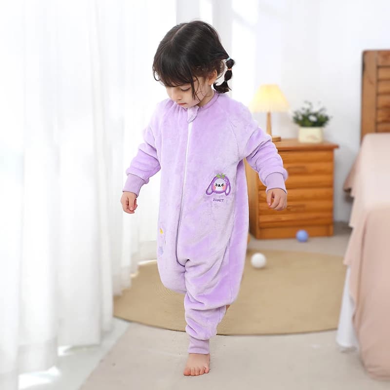 MICHLEY children sleeping bags divided sleeping bag sleeping bag sleeping bag sleeping bag winter pyjamas clothes both sides for girls boy 1-6T