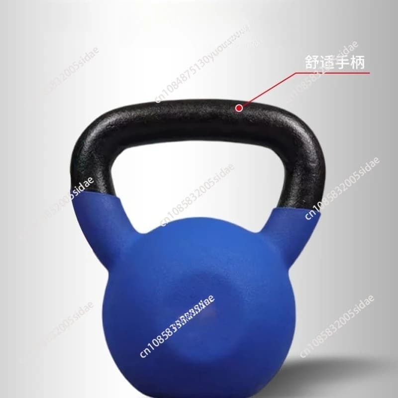 Fitness woman's house Universal cast iron Kettlebell Manubri Home Hip Lift Fitness equipment Kettlebell coated in plastic