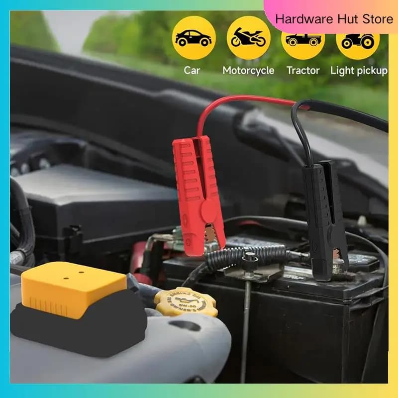 Cavo avviamento di emergenza per batteria da 20 V per avviamento di emergenza utilizzando lo strumento di avviamento ponticello batteria portatile-Y31A