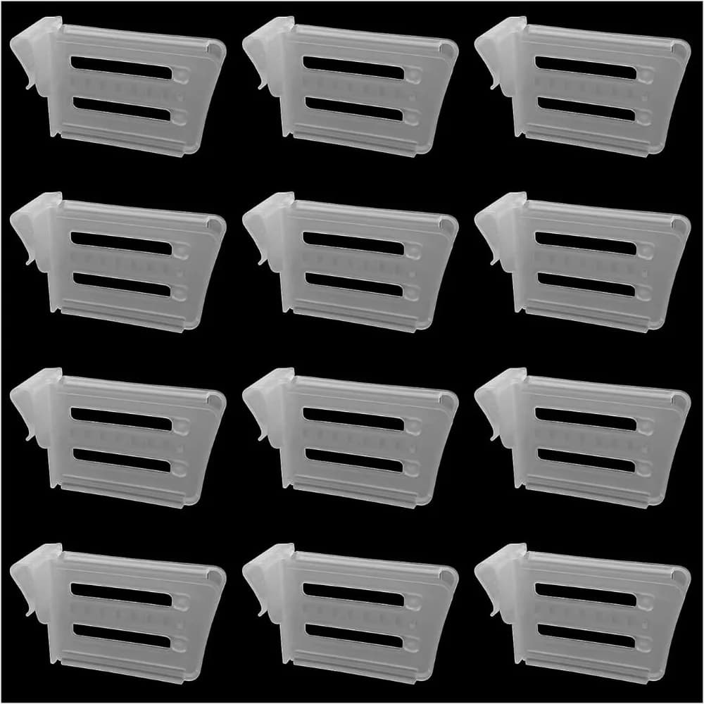 allocatore per spazio frigorifero taodan 12 pezzi separatore per porta laterale frigorifero, organizer per frigorifero da cucina con ripiano a scatto