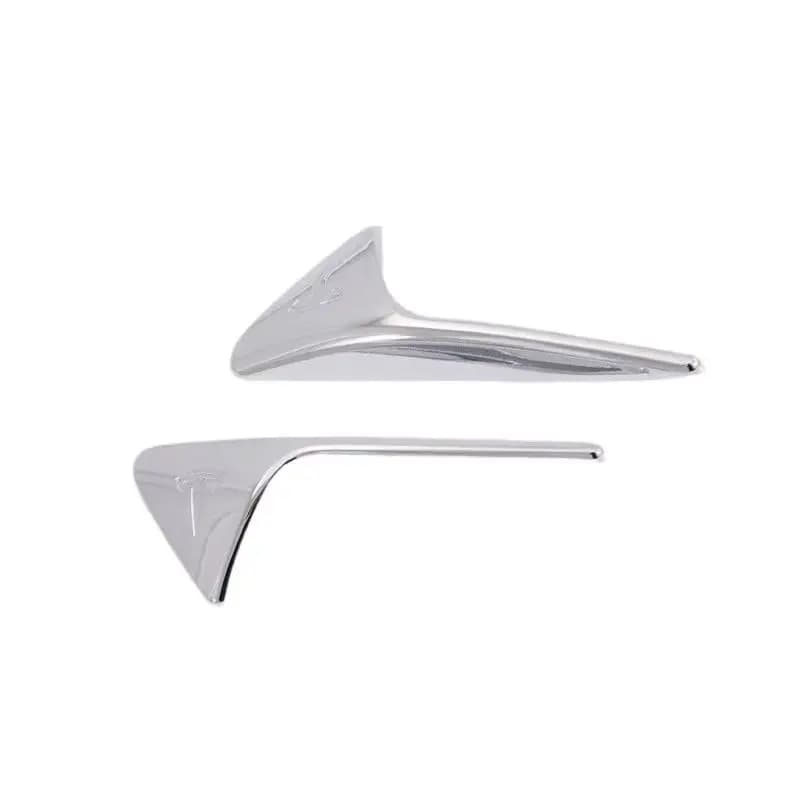 Accessori per lo Styling dell'auto 2 pezzi per Tesla MODEL 3 Y 2021 2022 copertura di protezione cromata ABS per fotocamera laterale della porta