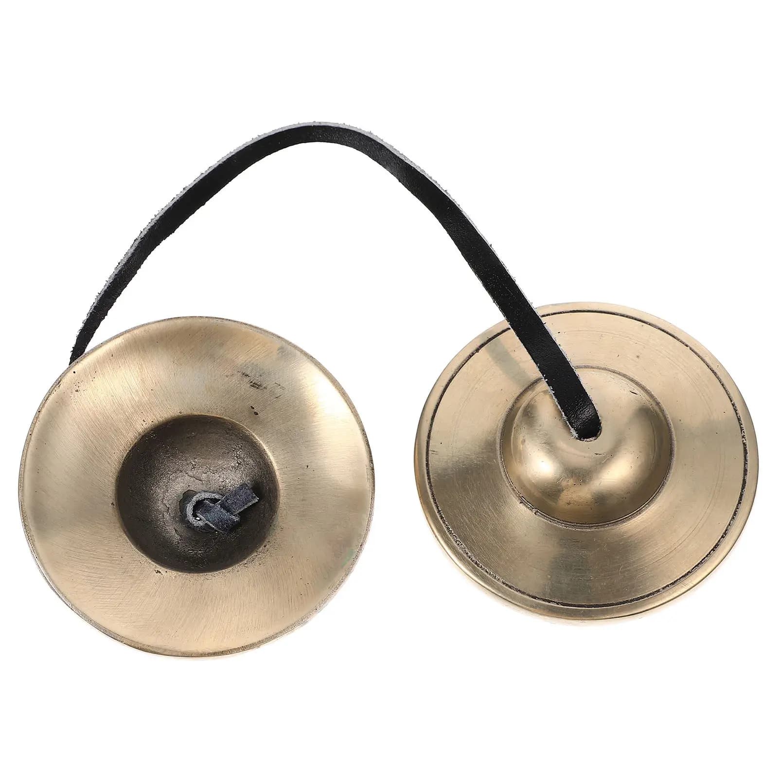 Cymbal Bell Percussion Instrument Copper Finger Cymbals Bell Tingsha Meditation Relax Yoga Sound Therapy Tibetan Ceremony Chime