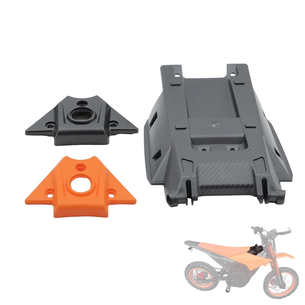 Motorcycle Upper Battery Cover & Ignition Switch Cover Upgrade Mods For Yozma IN10 Electric Dirt Bike E-bike Accessories