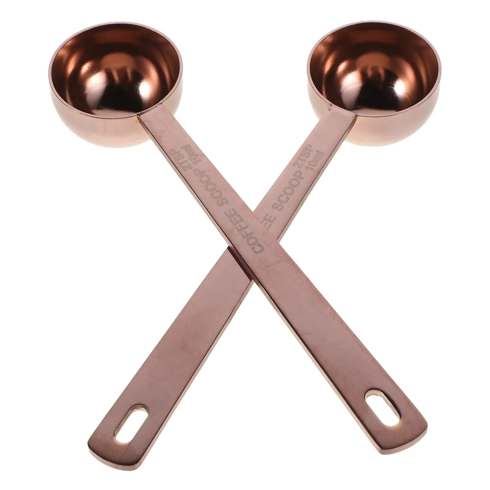 2Pcs Stainless Steel Tablespoon Scoop - 10Ml Measuring Spoon for Coffee Beans Matcha Powder Baking Tea Spices Milk Protein