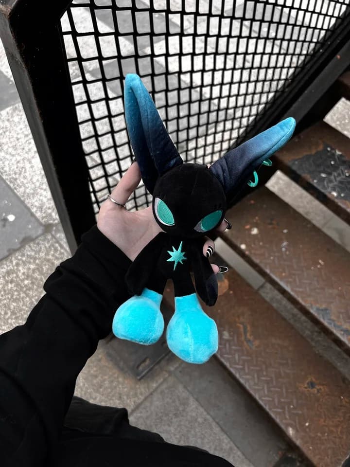 Offerta imperdibile: Bambola di peluche originale Moos X2 di circa 18 cm, ciondolo per borsa da studente alla moda anime, regalo di Natale per innamorati
