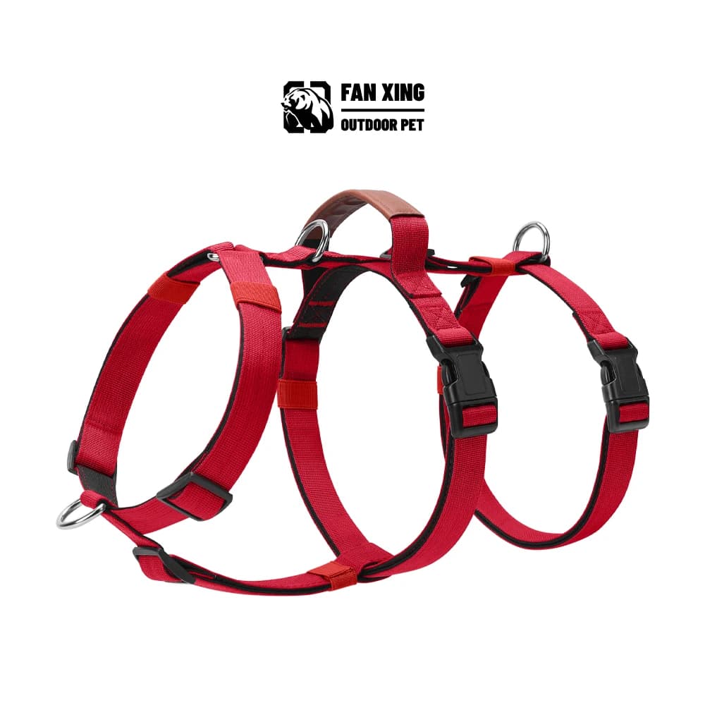 F5021 No-Pull Escape-Proof Harness for Medium & Large Dogs and Pets - 3-Point Control Design
