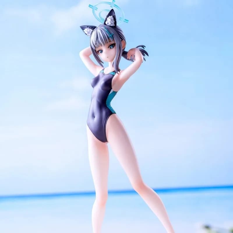 Nuova Figura Anime GK Blue Archive Sunaookami Shiroko, Modellino in Resina da Assemblare, Giocattolo Decorativo Bianco, Regalo