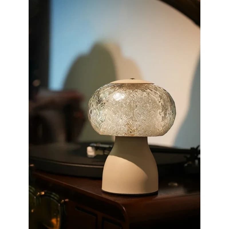 Creative Mushroom Lamp Modern Light Luxury Premium Atmosphere Living Room Bedside Decorative Desk Bedroom Night