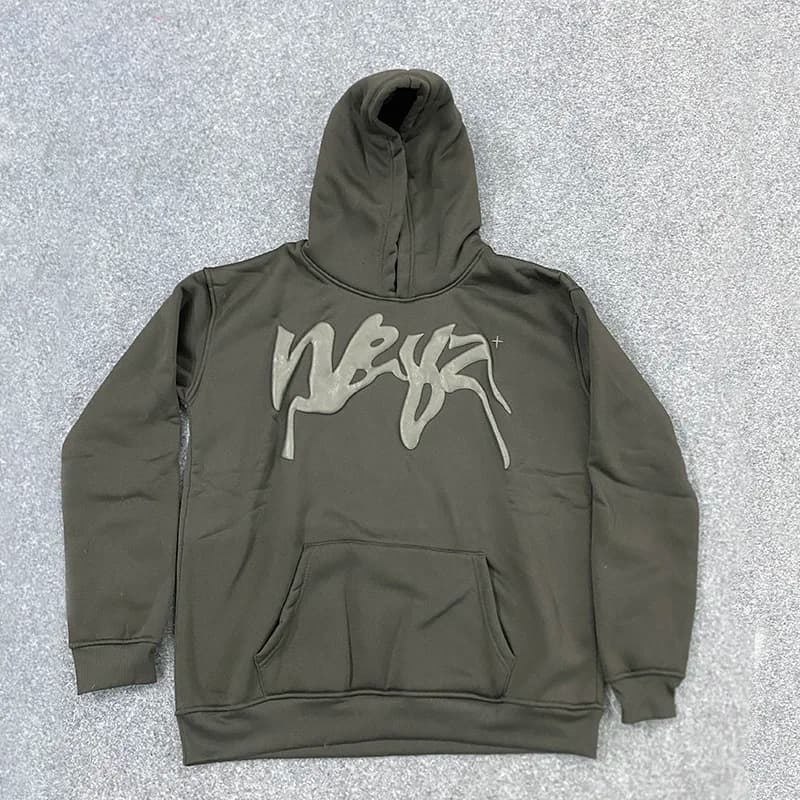 Autumn Women High Street Casual Pullovers Artistic Aesthetics Simple Personality Letter Printing Long Sleeves Oversized Hoodies