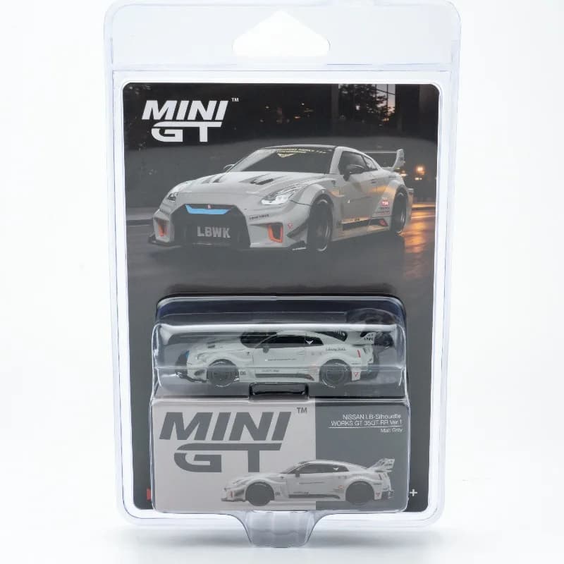 Diecast MINIGT 1:64 Scale LB-WORKS GT 35GT-RR Version 1 Alloy Car Model