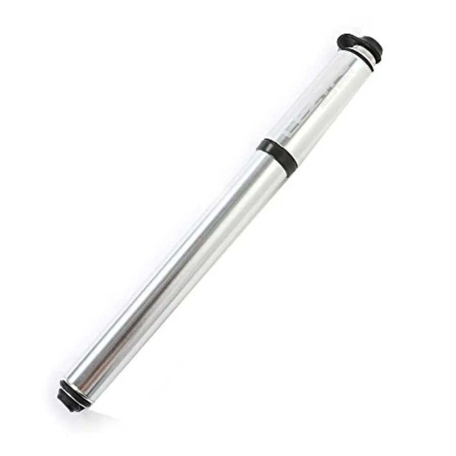 Pompa Manuale per Pneumatici da Bicicletta, Alta Pressione 160psi, Tubo Flessibile ABS, Presta e Schrader, Pompa Compatta per Bici