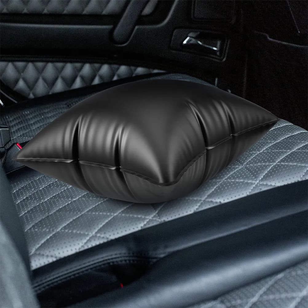 Cuscino Gonfiabile per Campeggio, Portatile e Compatto, in PVC, Design Ergonomico, Altezza Regolabile, Resistente all'Acqua