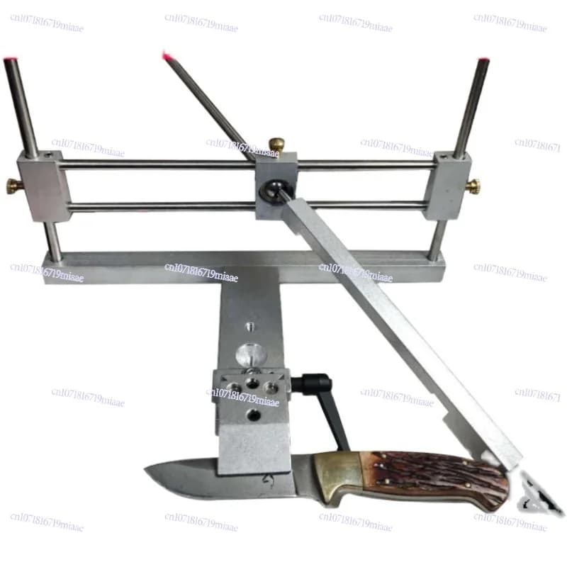 Affilacoltelli non arrugginito Affilacoltelli ad angolo Gantry interamente in metallo Affilacoltelli da cucina Scalpello da esterno