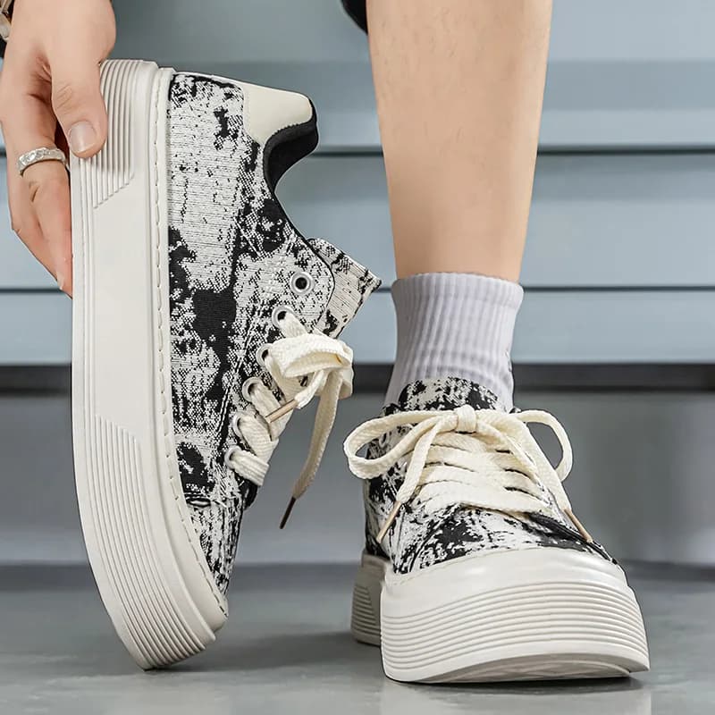 Long Standing Relief Men Women Canvas Sneakers Pressure Release Breathable Cloth Insole Shop Working All Day Outdoor Leisure