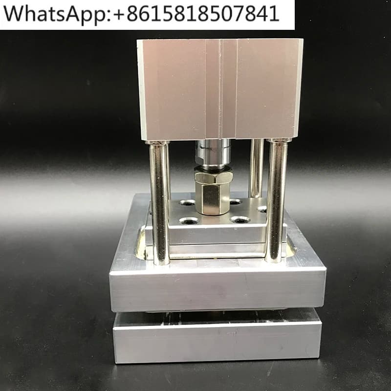 Punching machine, pneumatic punching machine for installation holes with portable buckle for rice bags, normal material 6 small holes