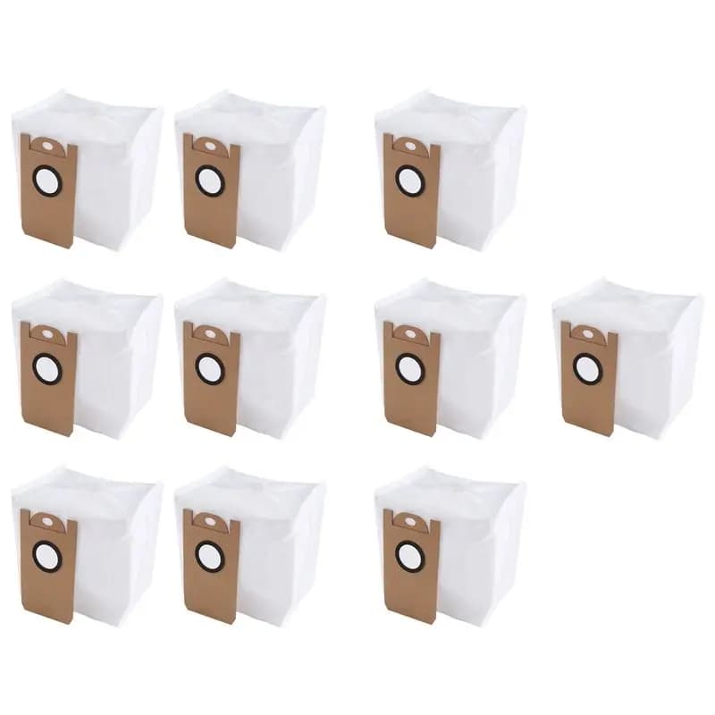 AS60-10 Pezzi di ricambio per sacchetti raccoglipolvere, accessori per sacchetti per la raccolta della spazzatura, per parti di ricambio per aspirapolvere robot XIAOMI VIOMI S9