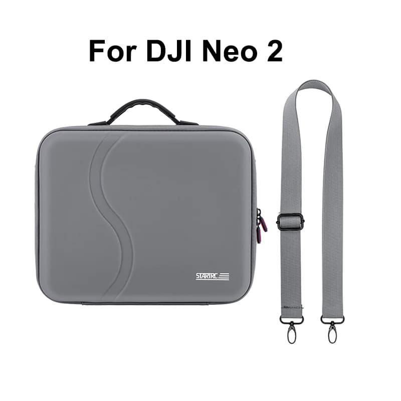 Custodia portatile in PU per DJI NEO 2 Stroage Bag Custodia protettiva da trasporto per DJI NEO 2 Drone Borsa per accessori per batteria remota