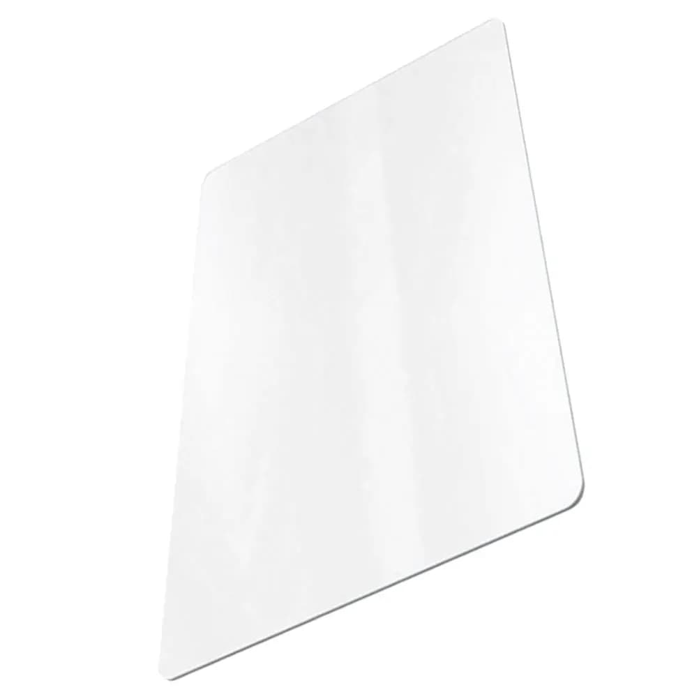 Sedia in PVC trasparente spesso 1,5 mm 50x80 cm Protezione anti pavimento trasparente per frigorifero domestico da ufficio in legno duro sotto il tappetino del frigorifero
