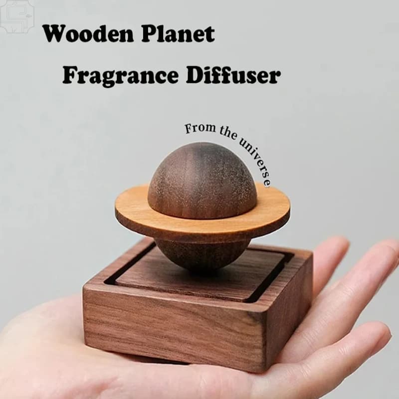 Diffusore di profumo in legno (1 pz) a forma di Giove, senza oli essenziali, decorazione per la casa, purificatore d'aria, regalo per amico, essenziale per la cameretta/dormitorio.