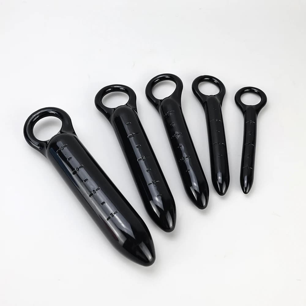 5Pcs/Set Soft Scale Anal Plugs Round Ring Anal Stimulator Trainer Anus Vaginal Dilator Masturbation Adult Sex Toys For Women