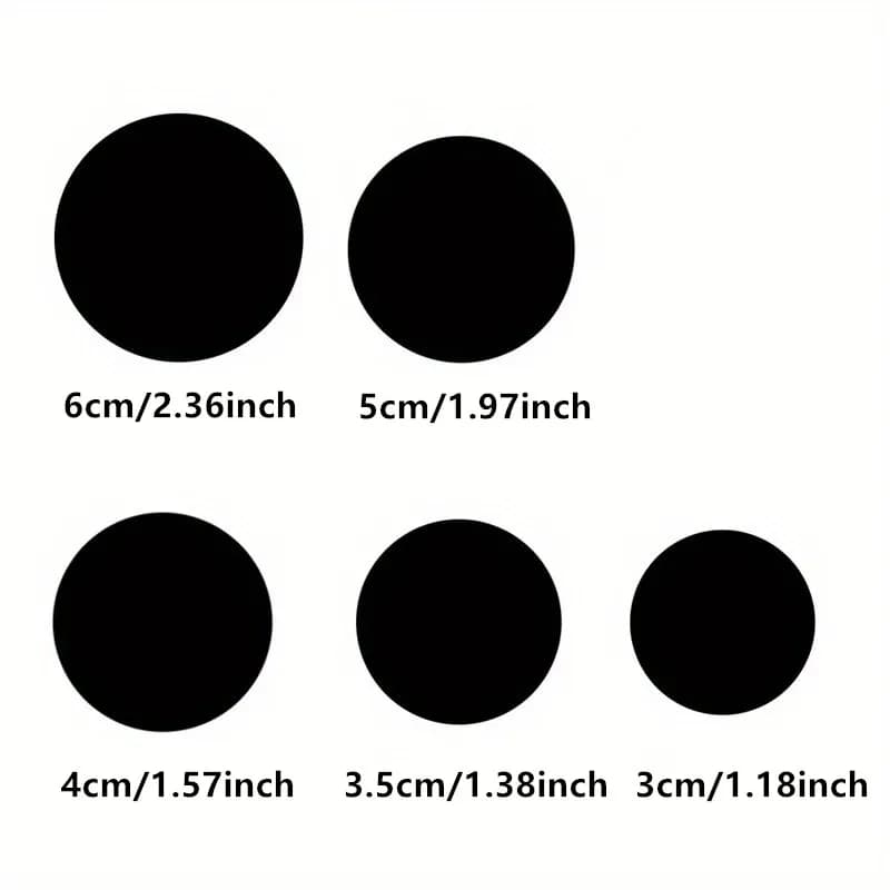 5pcs 30mm 35mm 40mm 50mm 60mm Magnetic Metal Plate For Car Phone Holder Iron Sheet Disk Sticker For mobile phone and other smart