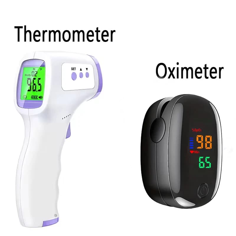 Baby Adult Ear Thermometer Digital Fever Thermometer Or Finger Pulse Oximeter Household Health Care Tool