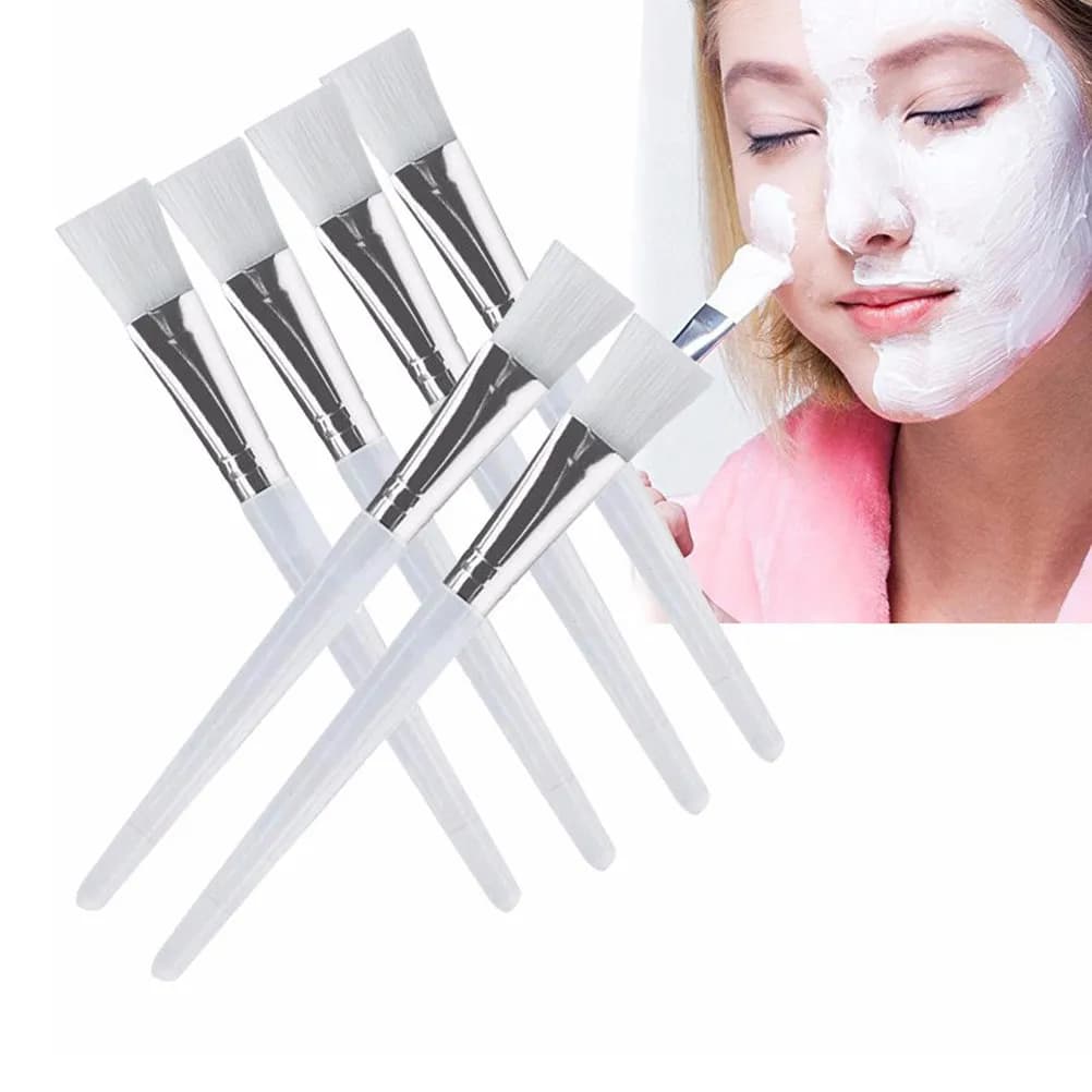 5Pcs Facial Mask Brush Kit Synthetic Fibers for All Face Areas Nose Eyes Lips Cheeks Best Makeup Mask Brush Comfortable Precise