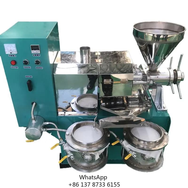 Macchina per l'estrazione dell'olio di cocco vergine pressata a freddo dell'espulsore dei chicchi di caffè dell'arachidi 6yl-70 completamente automatica