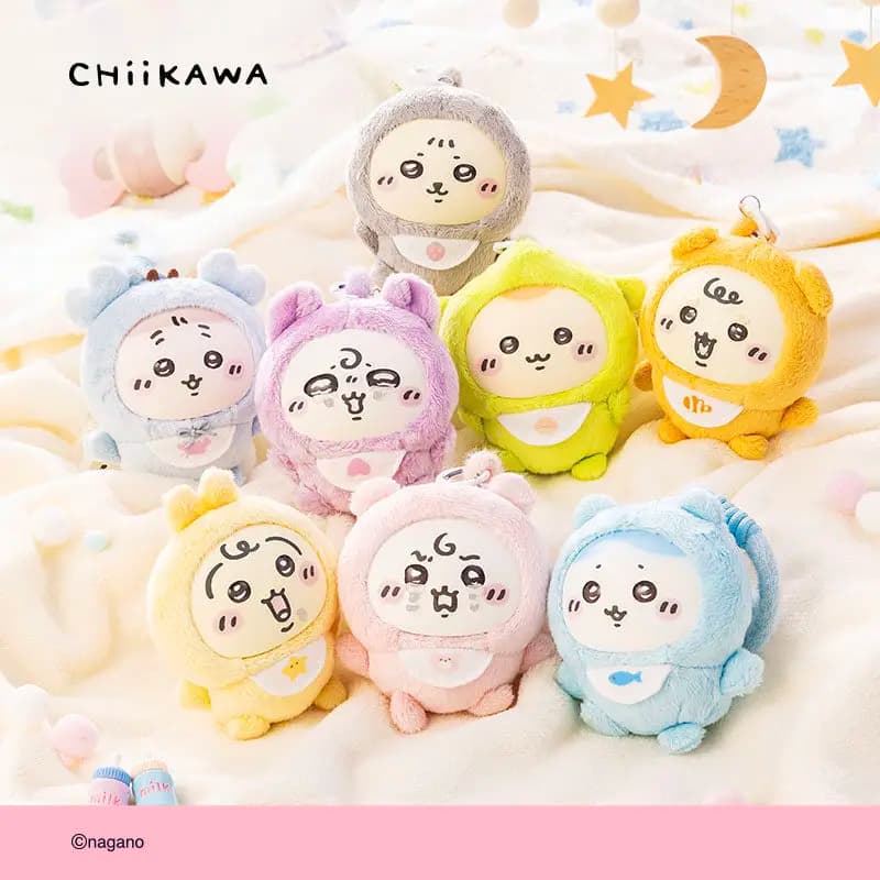 Nuove Bambole in Vinile Originali Chiikawa Usaki Hachiji Versione Giapponese Serie Baby, Portachiavi, Ornamenti da Collezione, Giocattoli, Regali