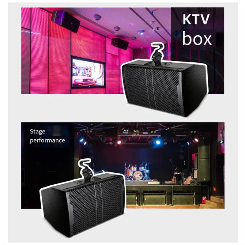 2 pezzi staffa per montaggio a parete per altoparlante staffa per pendente a vite staffa per altoparlante rack da soffitto Surround KTV anelli per gancio durevoli facili da usare