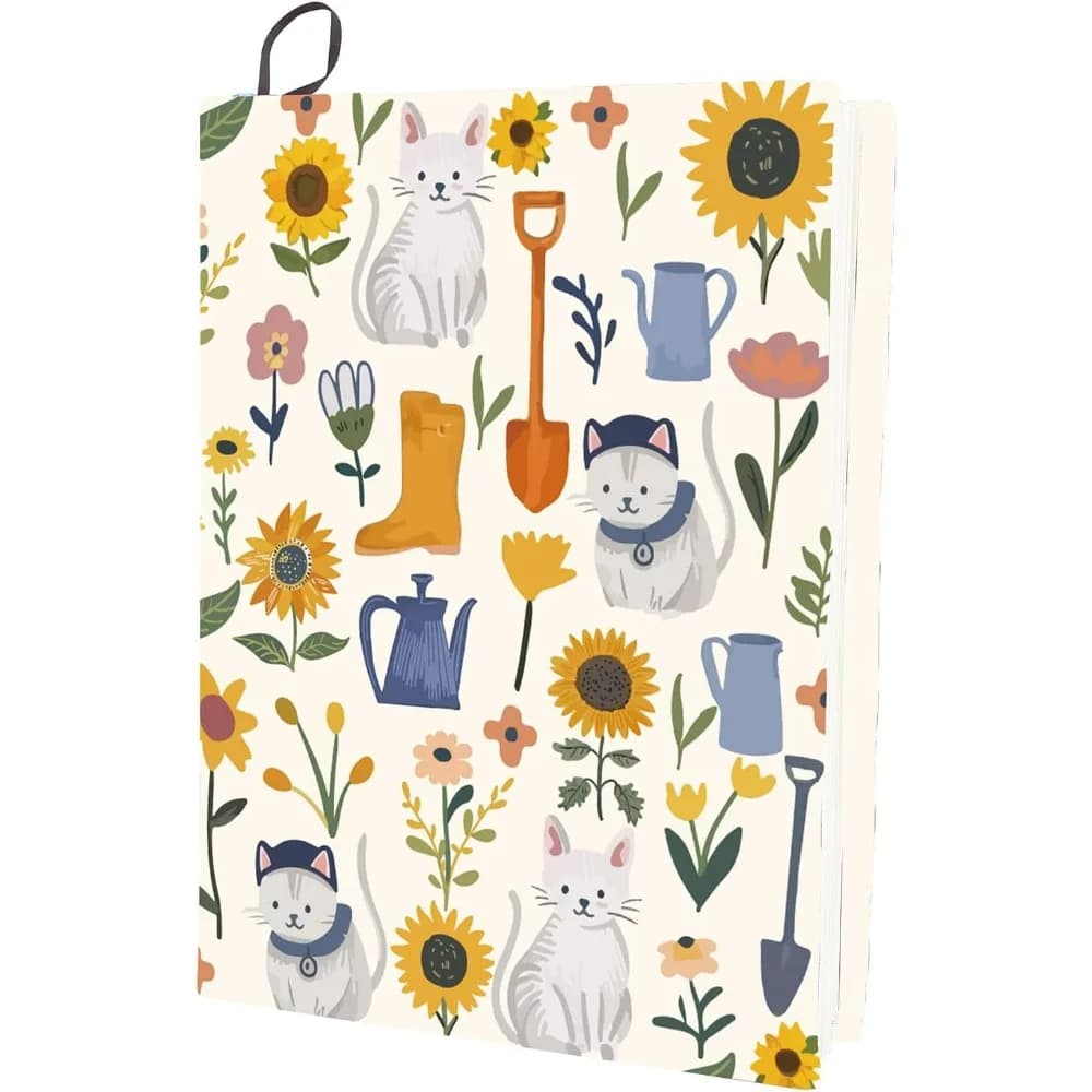 Copertina per libro estensibile girasole Cat Vintage riutilizzabile lavabile grande protezione per libri in nylon involucri elastici per notebook adatti