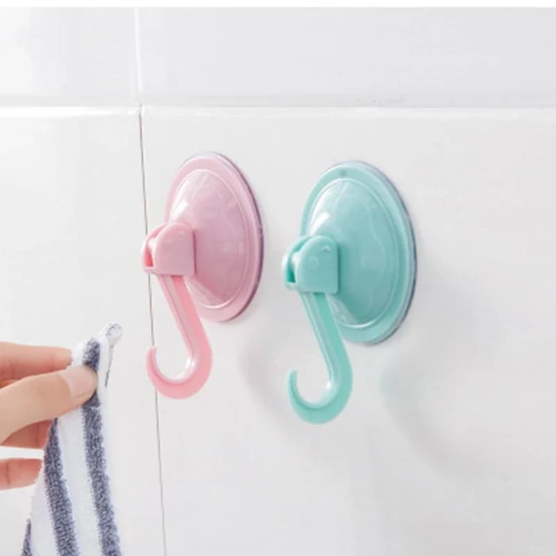 5 pezzi ganci a ventosa sottovuoto punzonatrice da bagno libera ventosa gancio da parete gancio in vetro cucina bagno ganci per asciugamano borsa