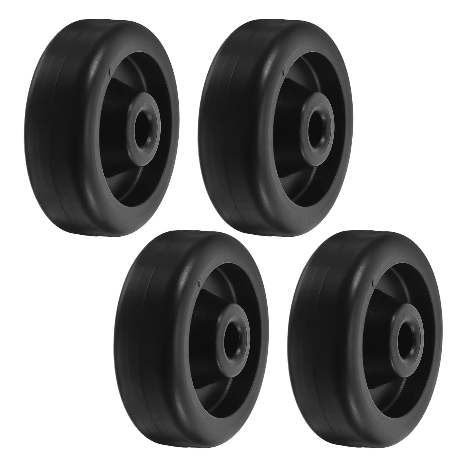 4 pcs Fitness Equipment Rollers Gym Pulley Wheel Ab Roller Trainer Durable PP PA Replacement Universal for Treadmill Bike