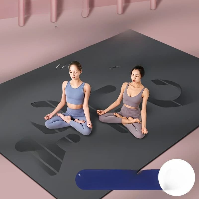 Double natural rubber yoga mat, anti-slip yoga mat for enlargement and fitness elongation