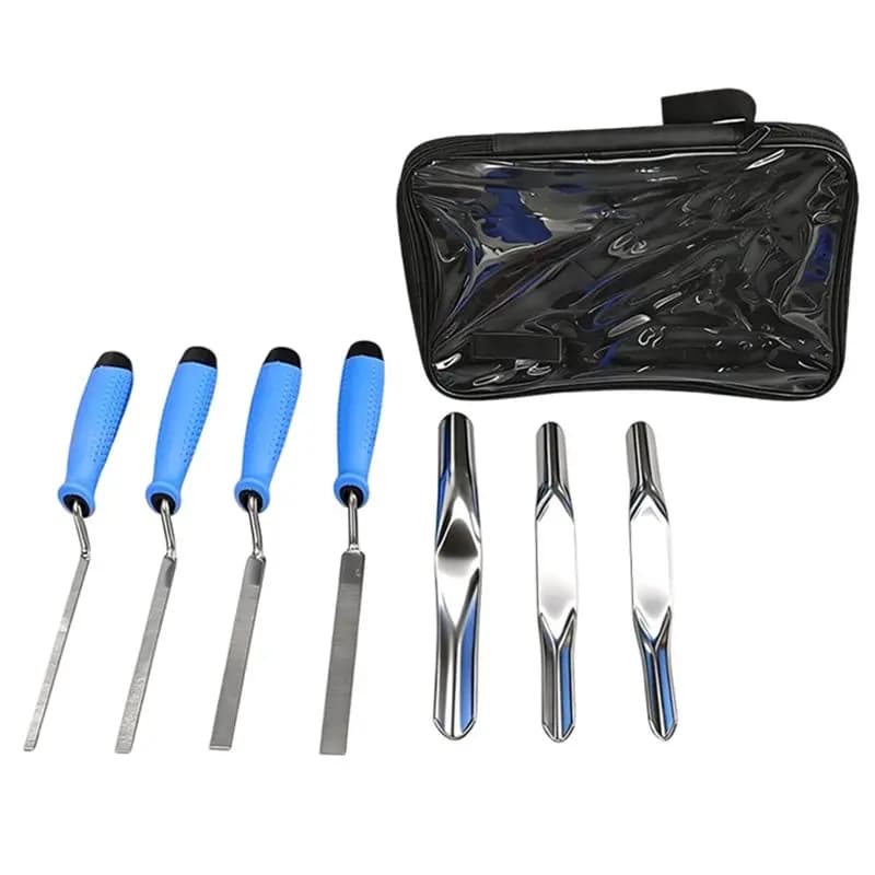 ABMH-Multi-Width Grouting Tool 7Pcs Multi-Width Grouting Tool Set With Ergonomic Grips & Travel Case