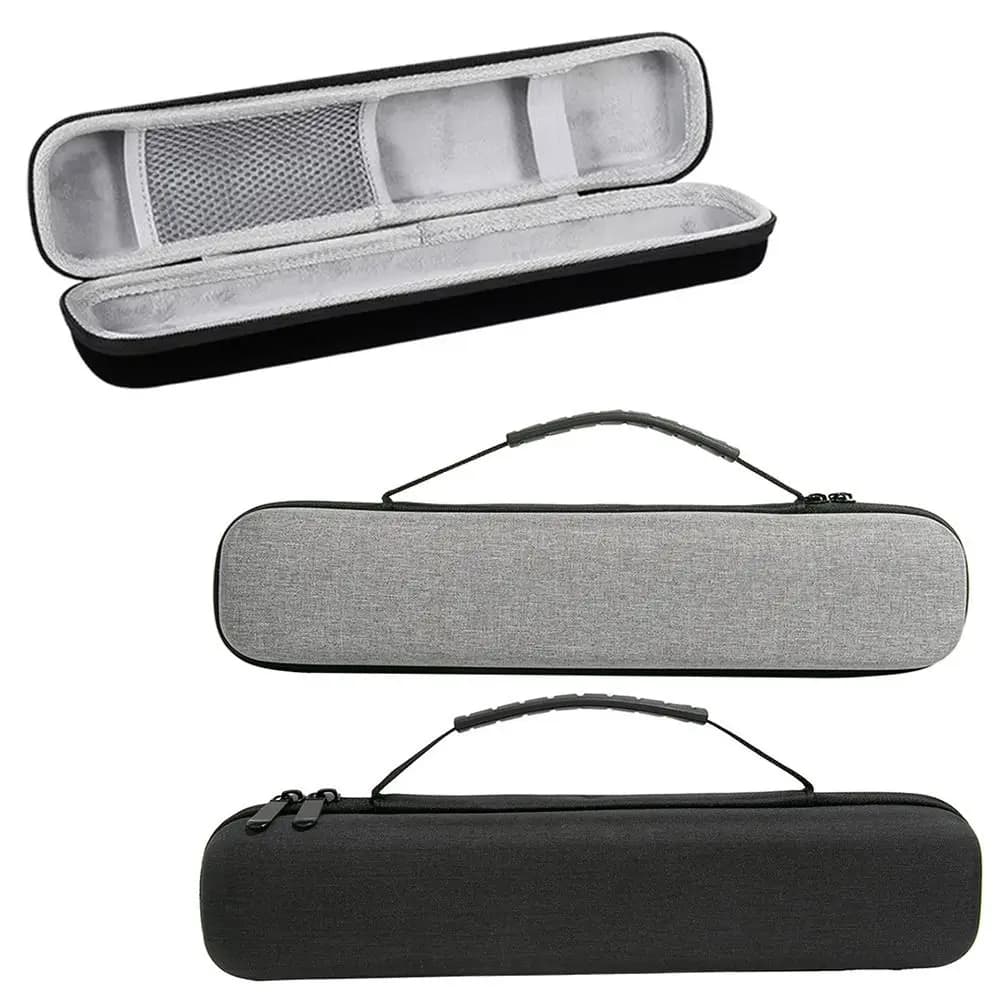 EVA Hard Case Hair Straightener Storage Bag Shockproof Waterproof Hair Roller Storage Box with Handle Compact
