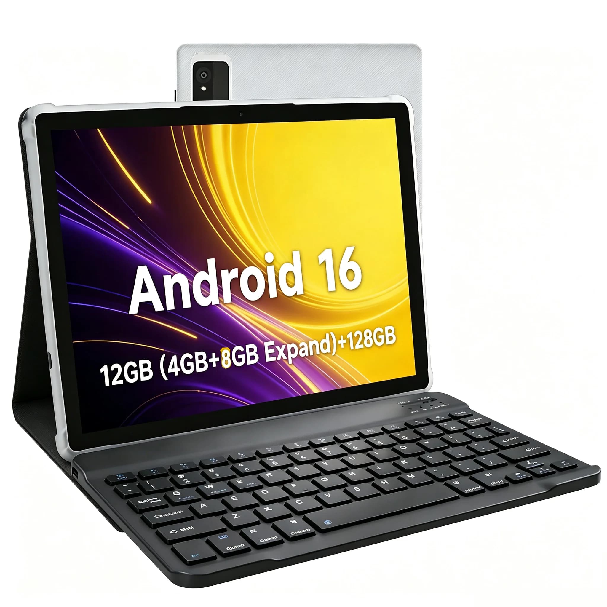 Tablet Android Paitanry 10.1 Pollici, Android 15, Octa Core, 8GB (4+4GB) RAM, 64GB ROM, Schermo Touch IPS HD, WiFi, Bluetooth, Tablet Economico