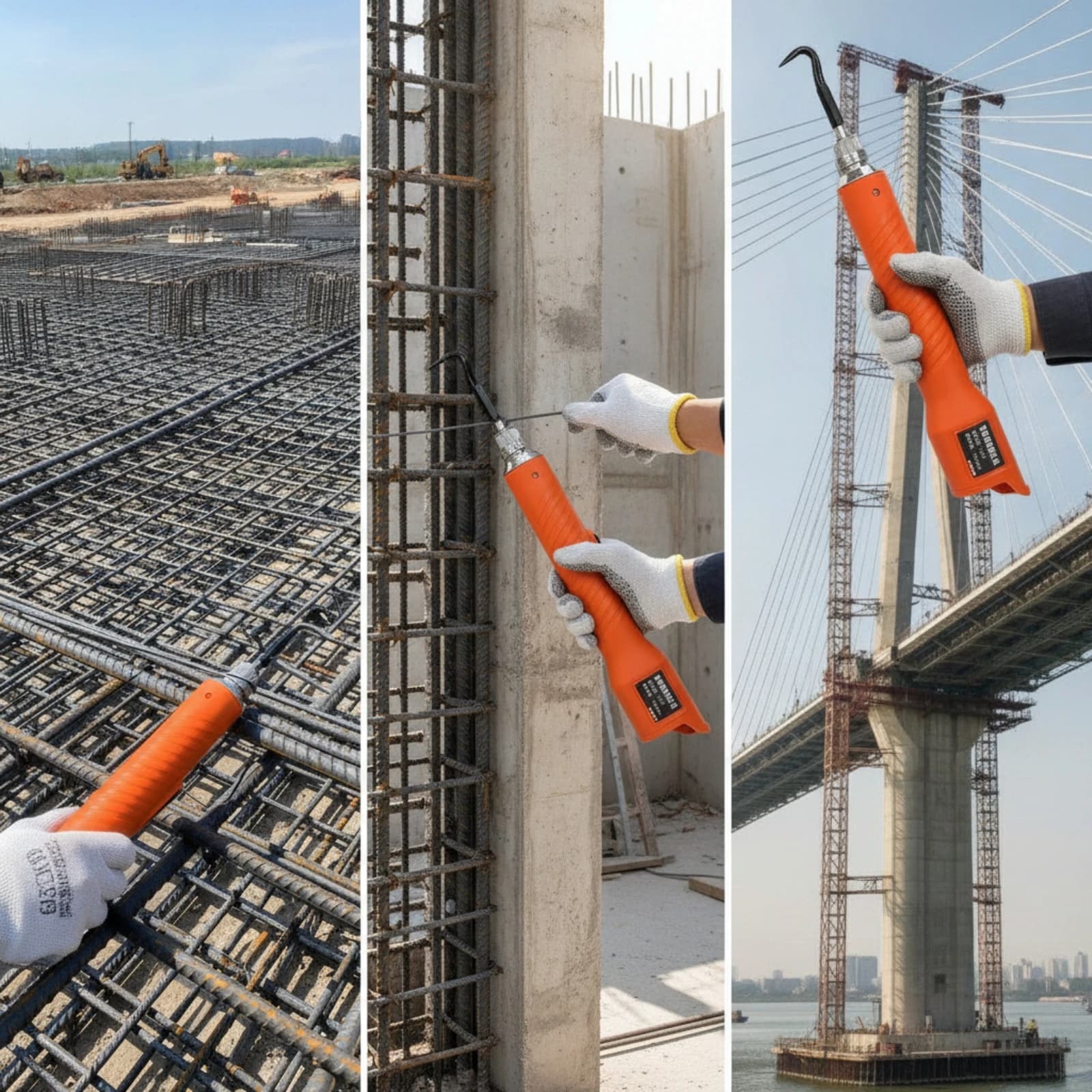 Electric Rebar Tying Hook Cordless Rebar Tying Hook with Charger Bar Tie Tool User-Friendly Long-Lasting