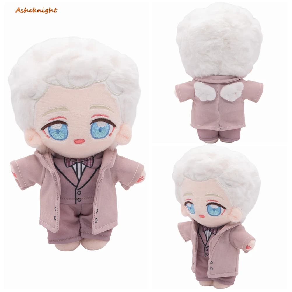Buoni presagi Peluche Crowley Aziraphale Cosplay Peluche Bambola Fantasia Costume Carnevale di Halloween Accessorio Accessorio Mascotte Regali di compleanno