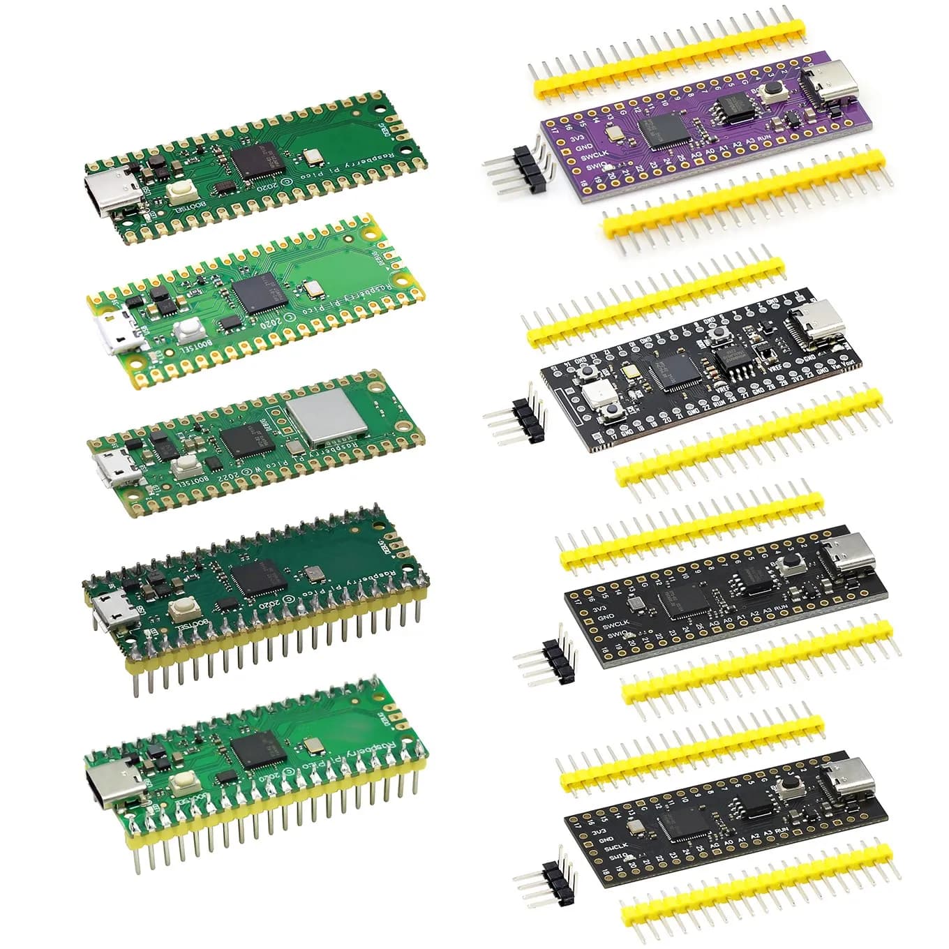 Processore ad alte prestazioni Cortex-M0 + a basso consumo ufficiale del braccio 264KB del doppio Core del bordo RP2040 del Pico di Raspberry Pi