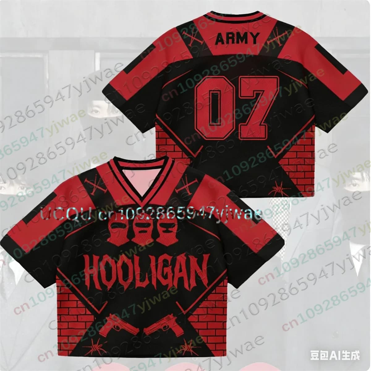 Maglia in rete 2026 World Tour con scollo a V, top alla moda stile streetwear, regalo per i fan, T-shirt estiva a maniche corte, ampia e traspirante, da uomo e da donna